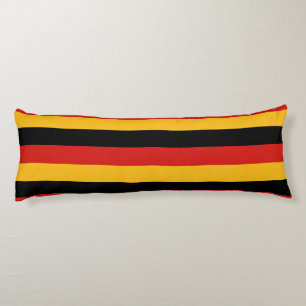 GERMAN FLAG COLORS + your ideas Body Cushion