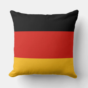 GERMAN FLAG COLORS + your ideas Cushion