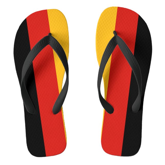 GERMAN FLAG COLORS + your ideas Jandals (Footbed)