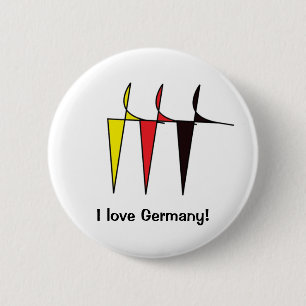 German flag colours Button