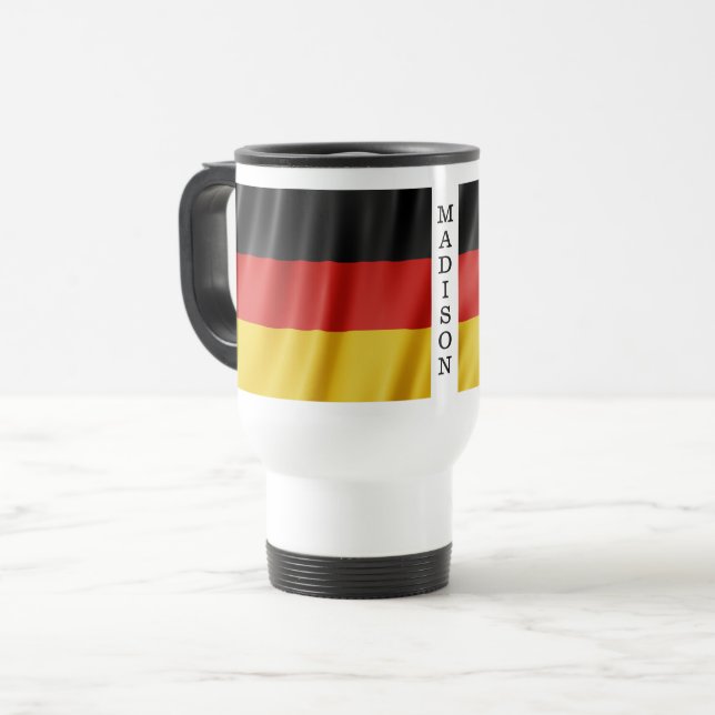 German Flag custom name mugs (Front Left)