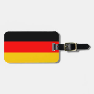 German Flag Deutsche Flagge Luggage Tag