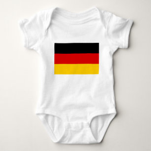 German Flag (Deutschland) (Germany) Baby Bodysuit