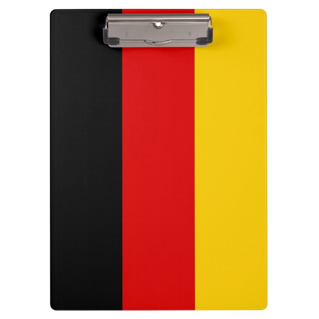 German Flag (Deutschland) (Germany) Clipboard (Front)