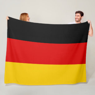 German Flag (Deutschland) (Germany) Fleece Blanket