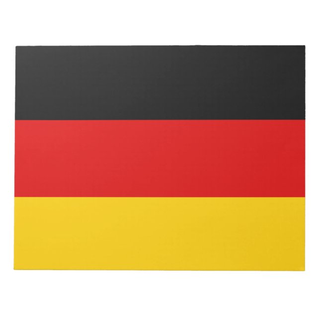 German Flag (Deutschland) (Germany) Notepad (Front)