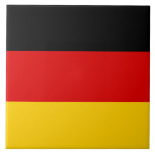 German Flag (Deutschland) (Germany) Tile