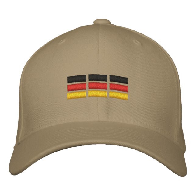 German Flag Embroidered Hat (Front)