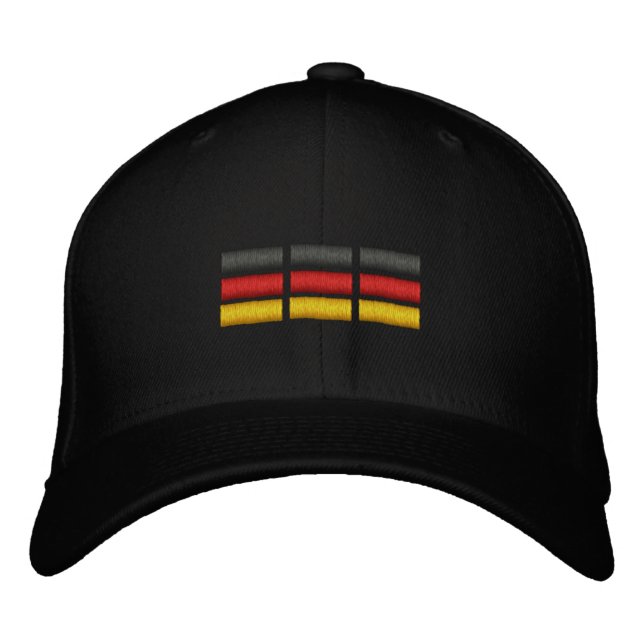 German Flag Embroidered Hat (Front)