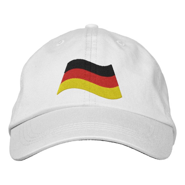 German Flag Embroidered Hat (Front)