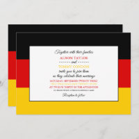 German Flag, Flag of Germany Wedding