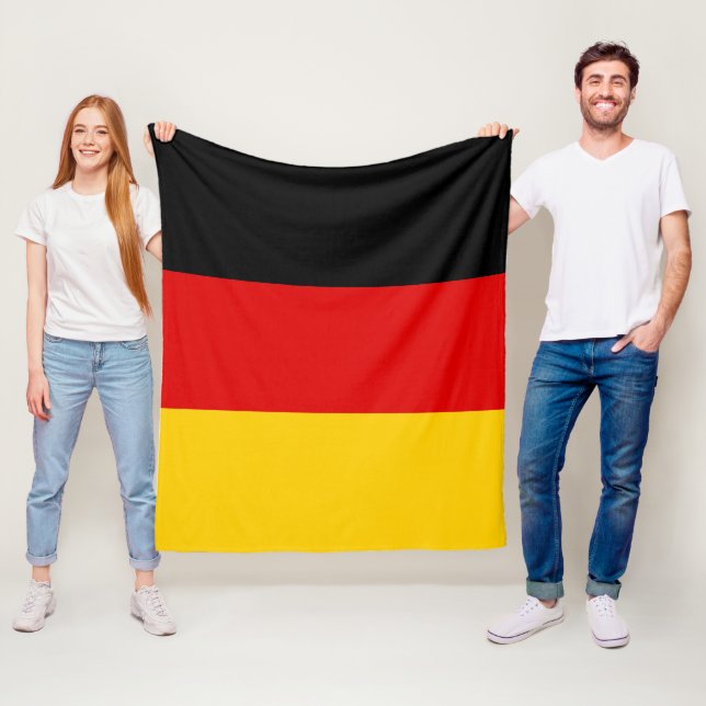 German flag fleece blanket (In Situ)