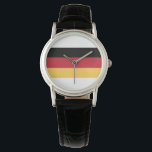German Flag Germany Theme Womens Watch<br><div class="desc">This is part of the Oktoberfest Germany Theme Heritage Collection. The German flag is featured.</div>