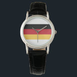 German Flag Germany Theme Womens Watch<br><div class="desc">This is part of the Oktoberfest Germany Theme Heritage Collection. The German flag is featured.</div>