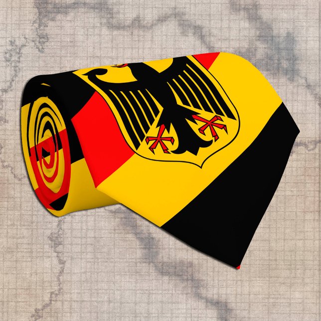 German Flag & Germany travel, business /sports Tie (Creator Uploaded)