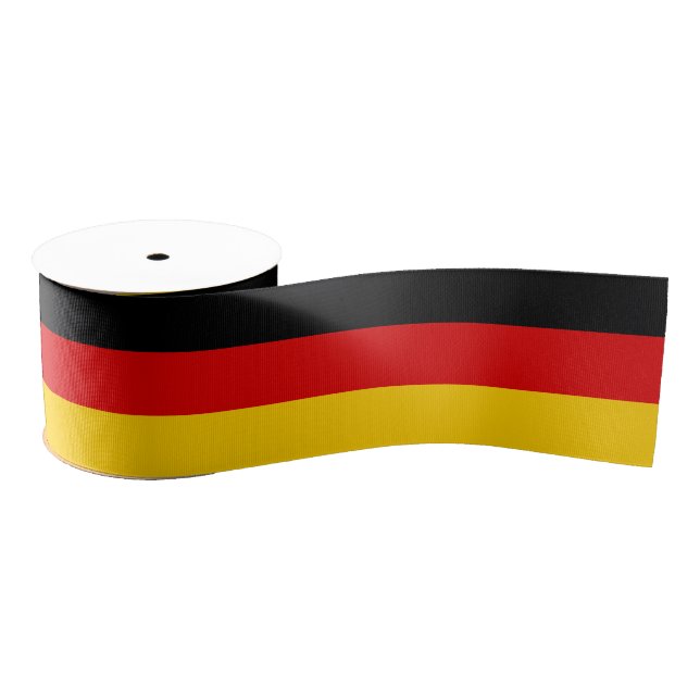 German Flag & Germany travel, holiday /sport fans Grosgrain Ribbon (Spool)