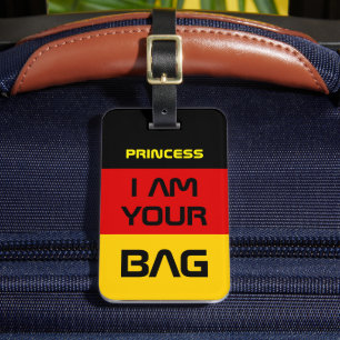 German Flag & Germany travel /Personalised Bag Luggage Tag