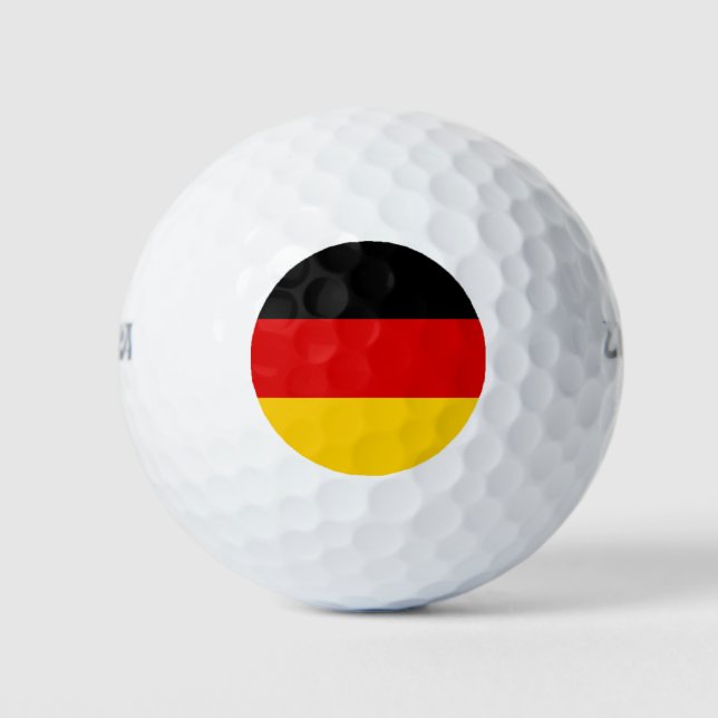 German Flag Golf Balls (Front)