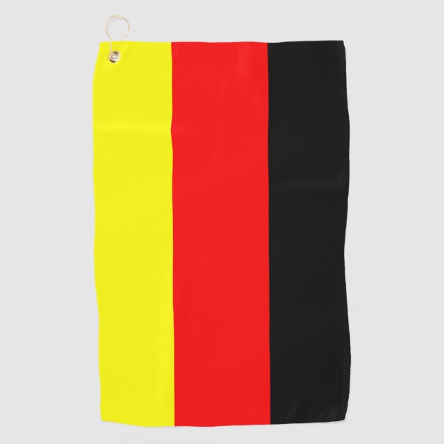 German Flag Golf Towel (Front)