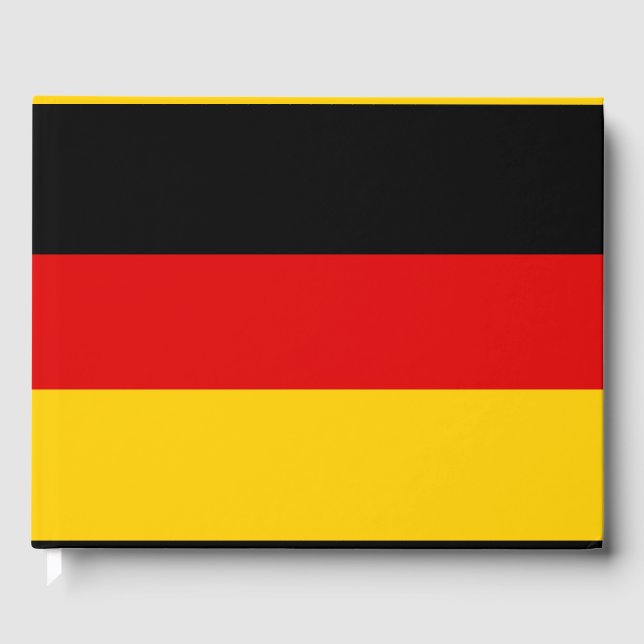 German flag guest book (Front)