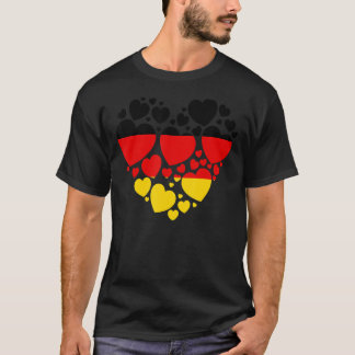 German Flag Heart Idea For Women & Deutsch Flag He T-Shirt