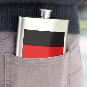 German flag hip flask