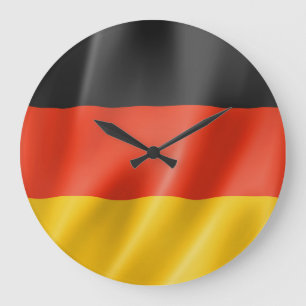 German flag image for Round-Large-Wall-Clock Large Clock