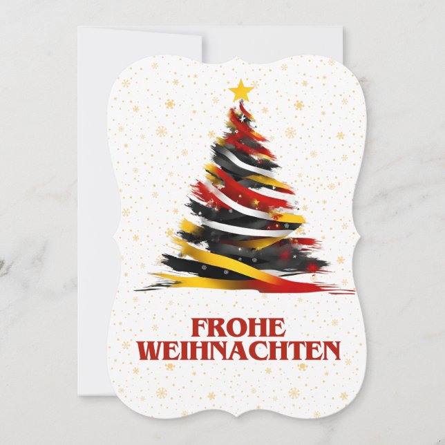 german flag inspired christmas card (Front)