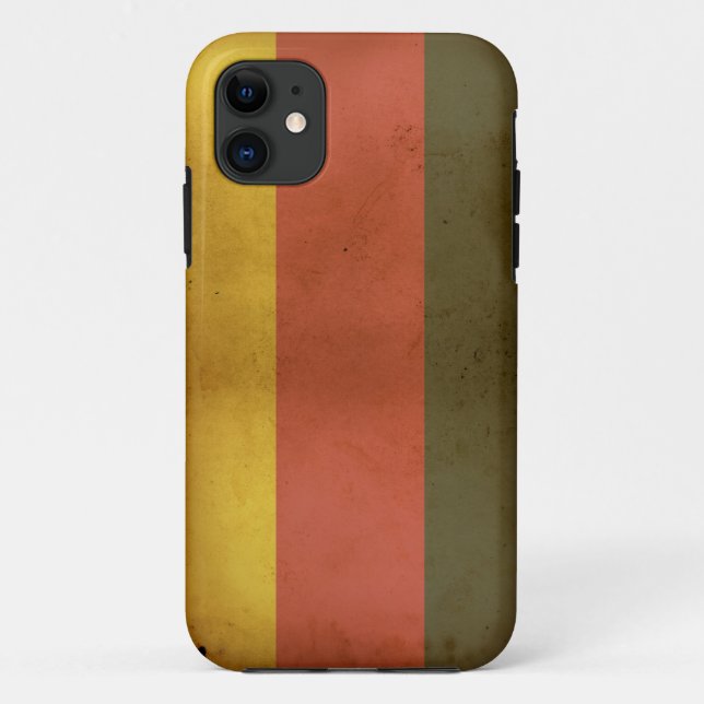 German Flag iPhone 5 Barely There™ Case-Mate iPhone Case (Back)