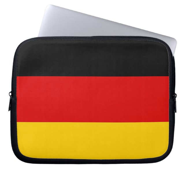 German Flag Laptop Sleeve (Front)