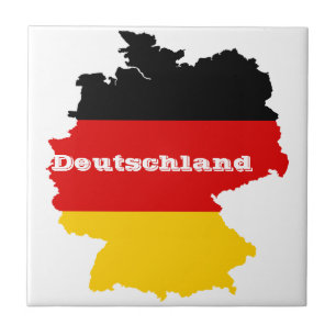 German Flag Map Tile