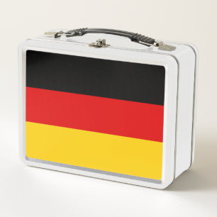 German flag metal lunch box