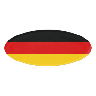 German flag name tag