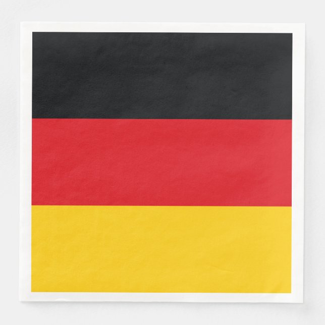 German Flag Napkin (Front)