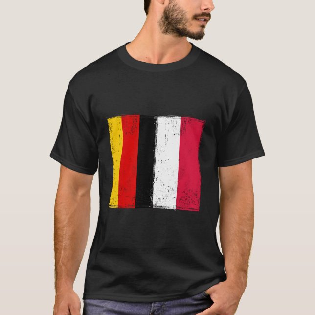 German Flag Outfit Ideas For Kids Germany Polish F T-Shirt (Front)
