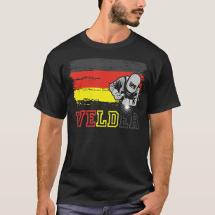 German Flag Patriotic Metal Worker Spanish Welder T-Shirt