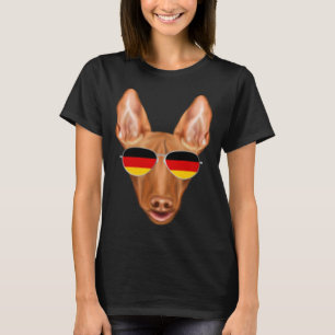 German Flag Pharaoh Hound Dog Germany Pocket T-Shirt