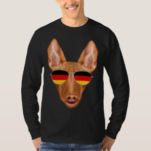 German Flag Pharaoh Hound Dog Germany Pocket T-Shirt