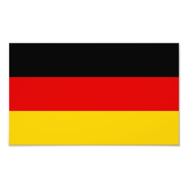 German Flag Photo Print (Front)