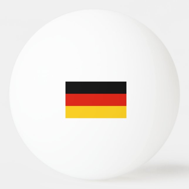 German flag ping pong balls for table tennis (Front)