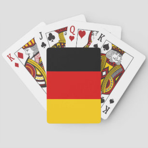 German flag playing cards