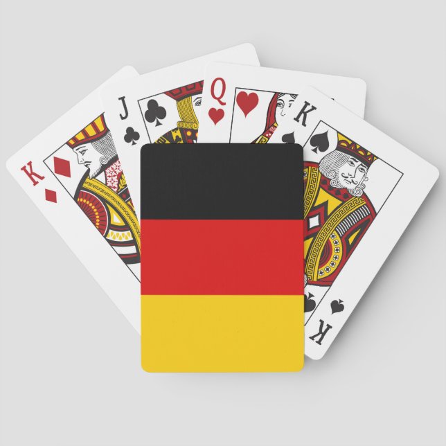 German Flag Playing Cards (Back)