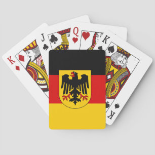 German flag playing cards