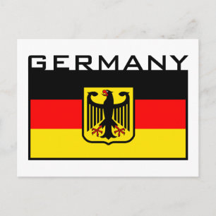 German Flag Postcard