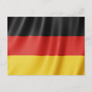German Flag postcard