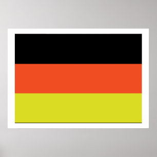 German Flag Poster