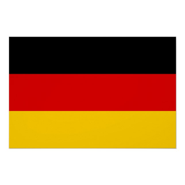 German Flag Poster (Front)