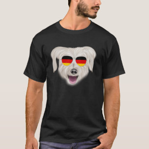 German Flag Pyrenean Shepherd Dog Germany Pocket T-Shirt