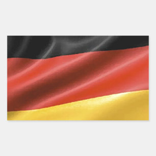German Flag Rectangular Sticker