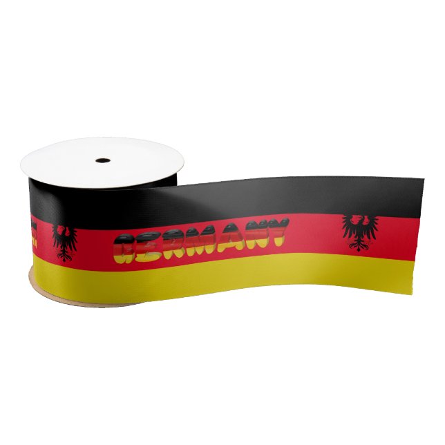 German flag satin ribbon (Spool)